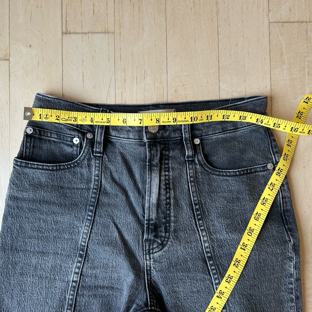 Madewell The Perfect Vintage Straight Jean in Meaford Wash: Seamed Edition Sz 26 - Picture 8 of 16